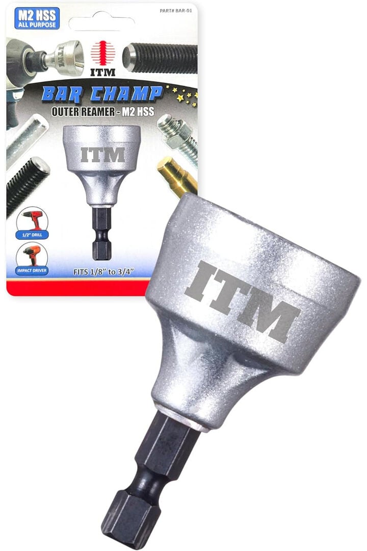 ITM Small 1/8 - 3/4 Inch M2 Steel Blade Bar Champ Outer Reamer, large image number 7