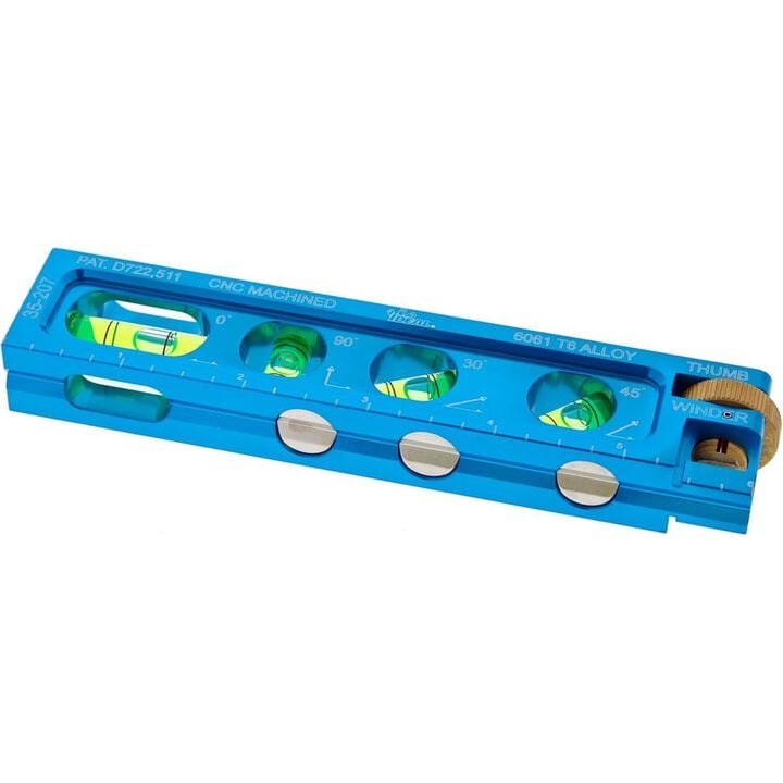 Ideal Industries 5/8 Inch Hole Diameter Aluminum 4+Vial Electrician Level with Jaw, large image number 10
