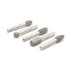Big Horn 5-Piece 1/4 Inch Shank 50 Grit Coarse Diamond Burr Set, small image number 1