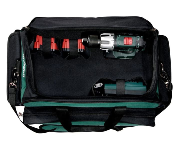 Metabo 460 x 260 x 280 mm Small 600D Polyester Tool Bag with Zipper Closure, large image number 1