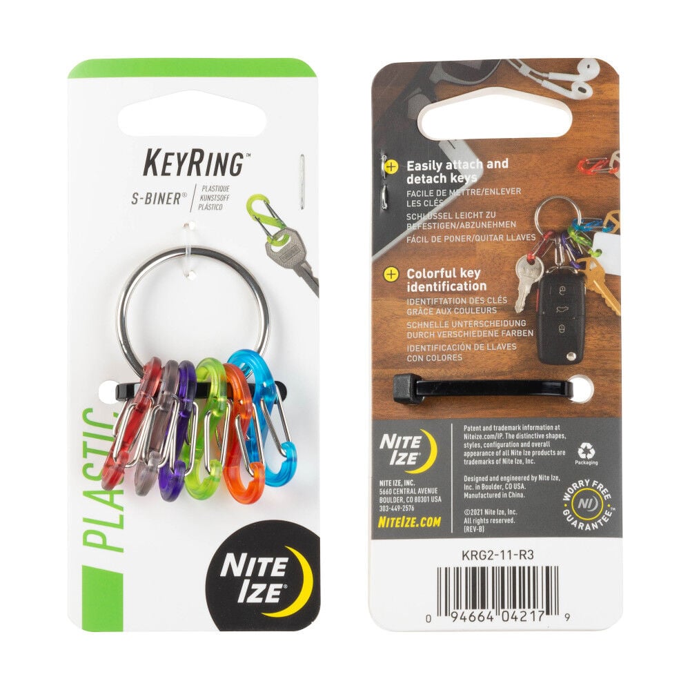 Nite Ize KeyRing S-Biner, Stainless, large image number 3