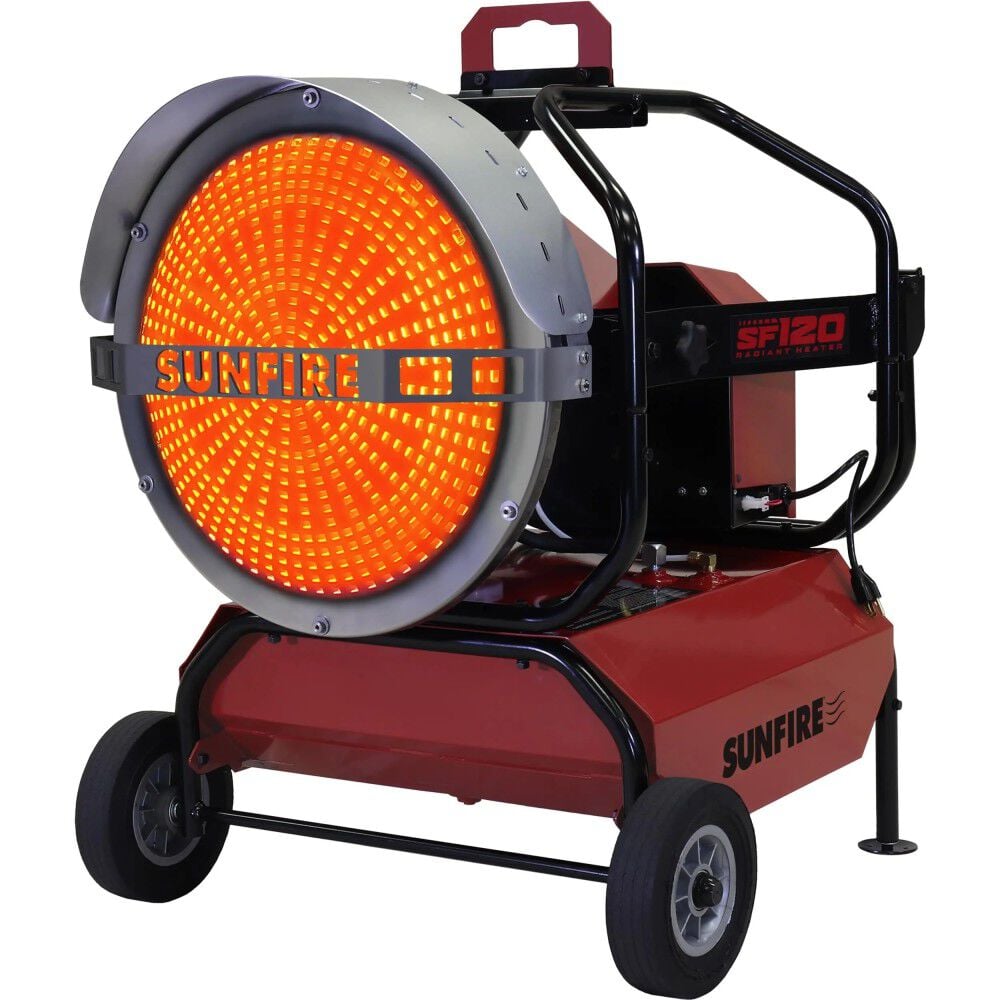 Sunfire SF120 120, 000 Btu 2800 Square-Foot Area Diesel/Kerosene Radiant Heater – 95120