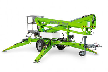Niftylift 49.5' Cherry Picker Trailer Mounted Towable with Hydraulic Outriggers - Battery, large image number 1