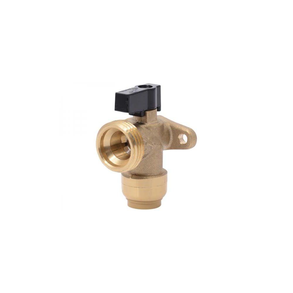 Sharkbite 1/2in PTC T x 3/4in S MIP Washing Machine Valve, large image number 1