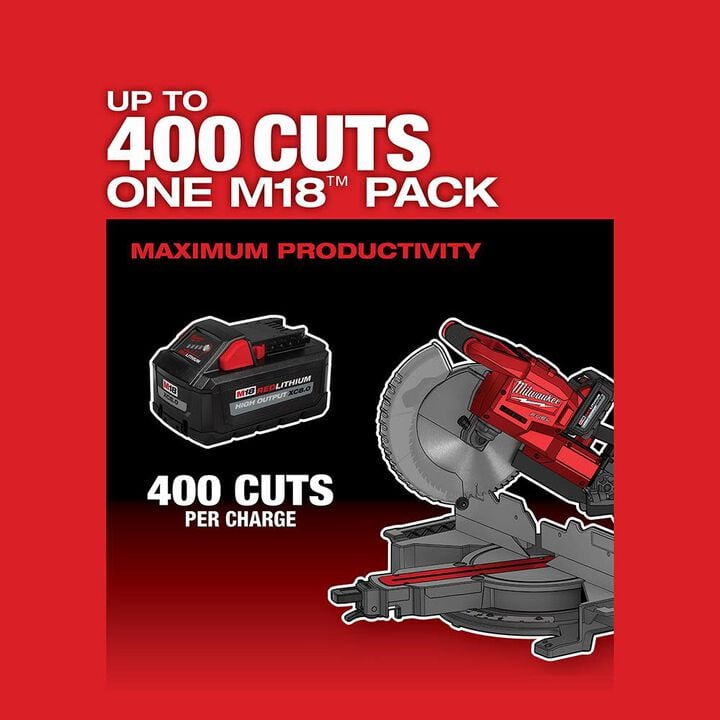Milwaukee M18 FUEL HIGH DEMAND 10inch Miter Saw (Bare Tool), large image number 5