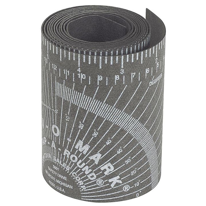 Jackson Safety Flexible Wrap-A-Round Pipe Marking Tool 3 In. to 10 In. Pipe Diameter Black Large