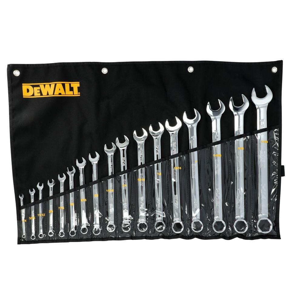 DEWALT TOUGHSERIES 17 Piece SAE Combination Wrench Set, large image number 6