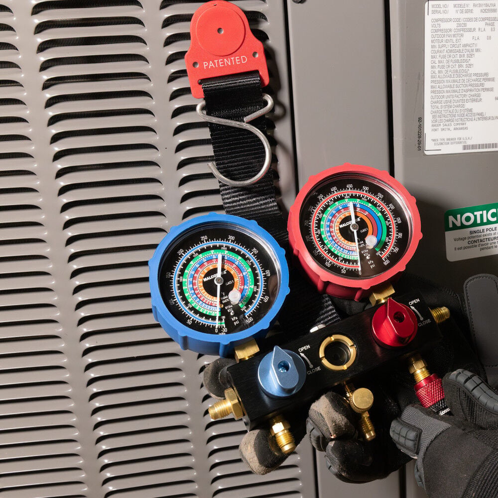 Malco Products MalcoEdge M2VMG 2-Valve Multi-Gas HVAC Manifold, large image number 13