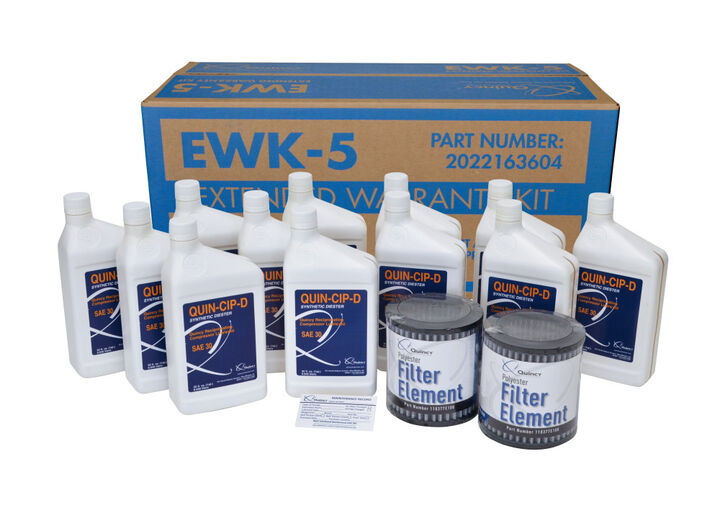 Quincy Extended Warranty & Maintenance Kit for QT 15 HP Splash Lubricated Reciprocating Compressors