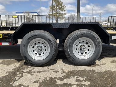 Doolittle Trailer Mfg 84in x 18' Equipment Trailer with Dove Tail 2022 Black, large image number 12