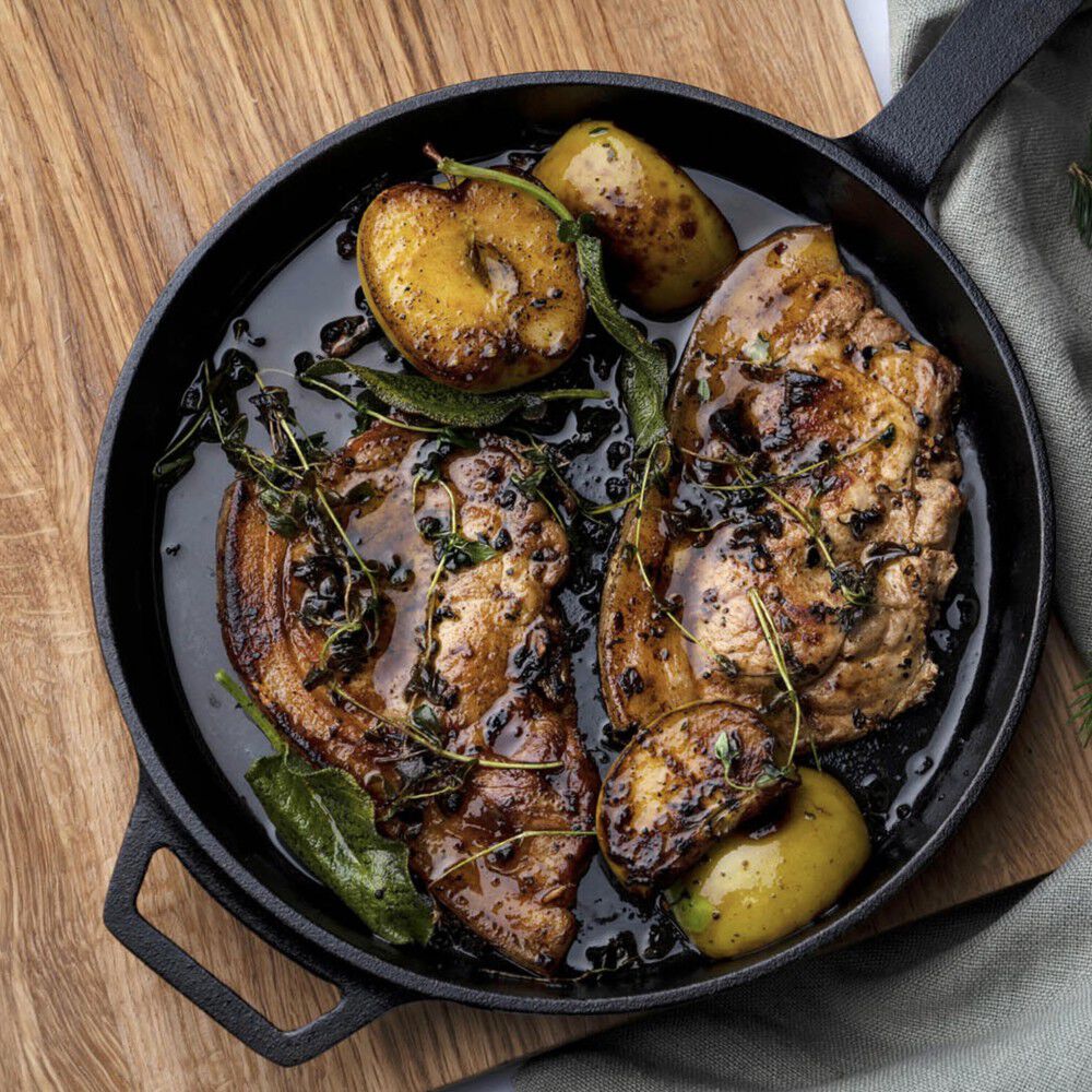 Ooni Grilling Skillet Pan 16 Inch x 9 Inch Cast Iron, large image number 5
