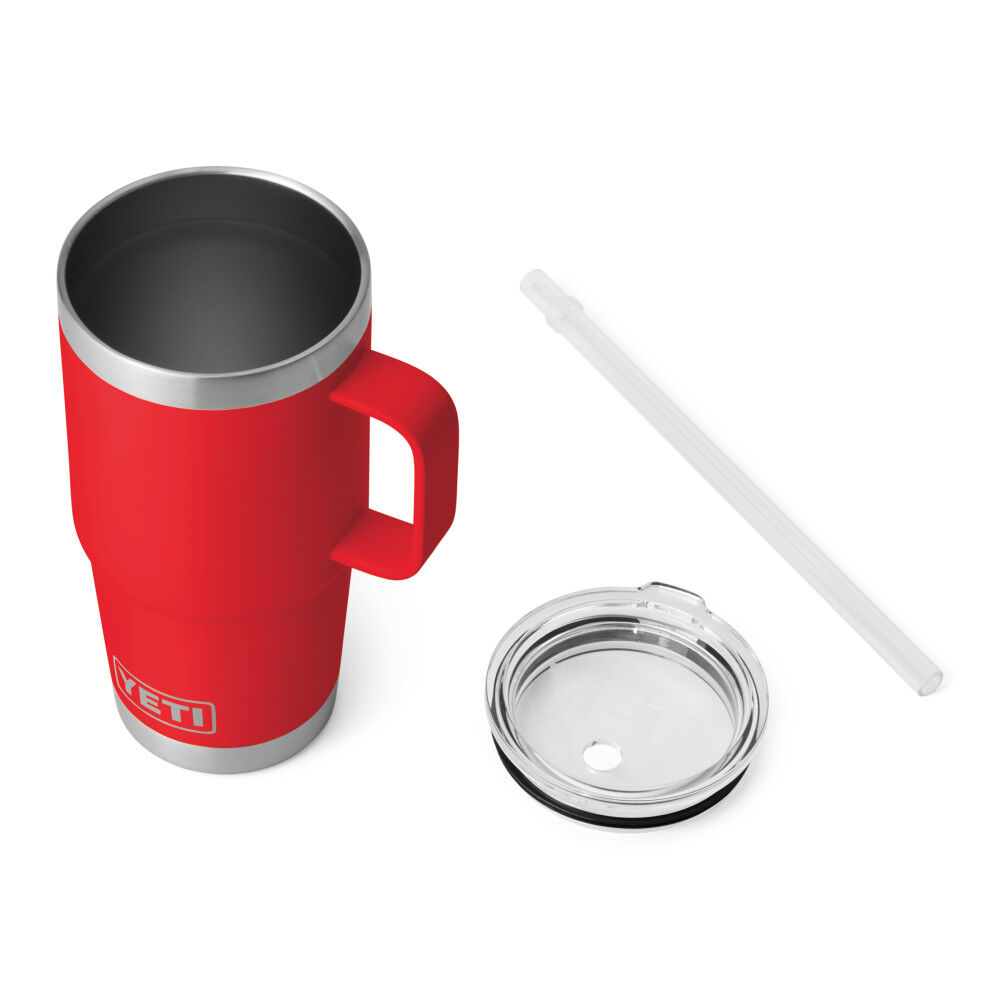 YETI 25oz Rambler Straw Mug with Straw Lid, large image number 4