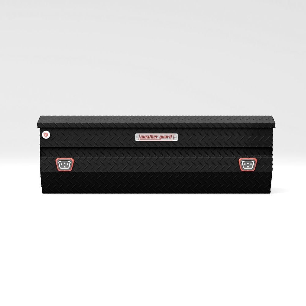 Weather Guard 10 Cu Ft Aluminum All Purpose Full Standard Chest Matte Black, large image number 8