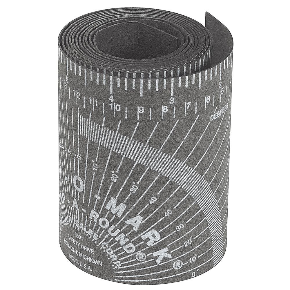 Jackson Safety Flexible Wrap-A-Round Pipe Marking Tool 3 In. to 10 In. Pipe Diameter Black Large, large image number 1
