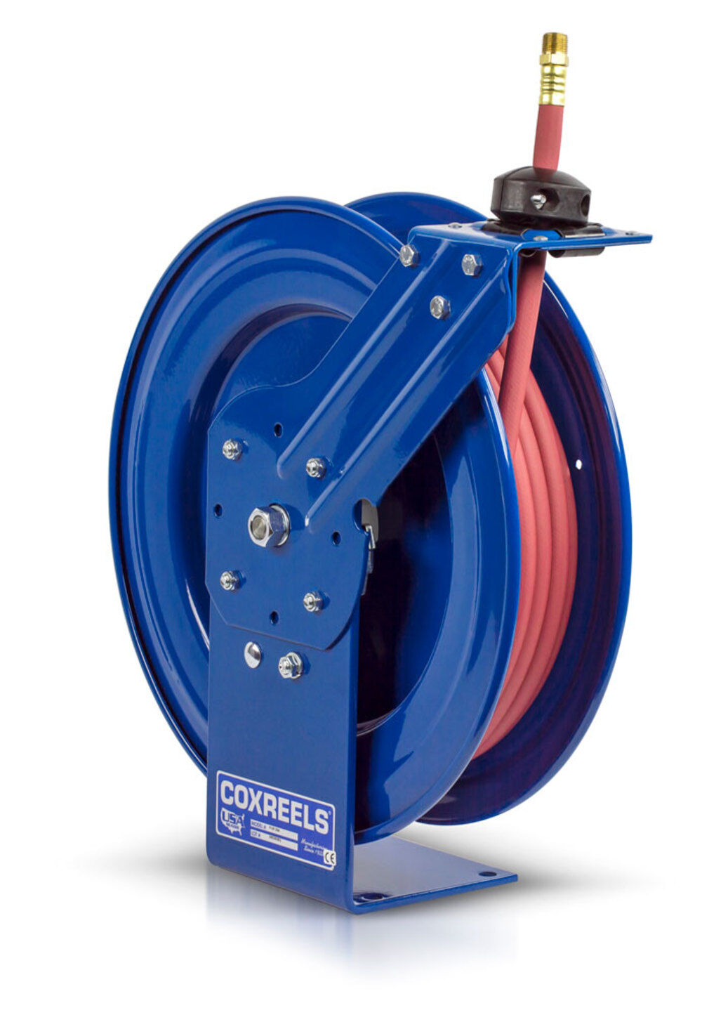 Coxreels 3/8 in x 50 ft Performance Spring Driven Hose Reel 300PSI P-LP-350  - Acme Tools