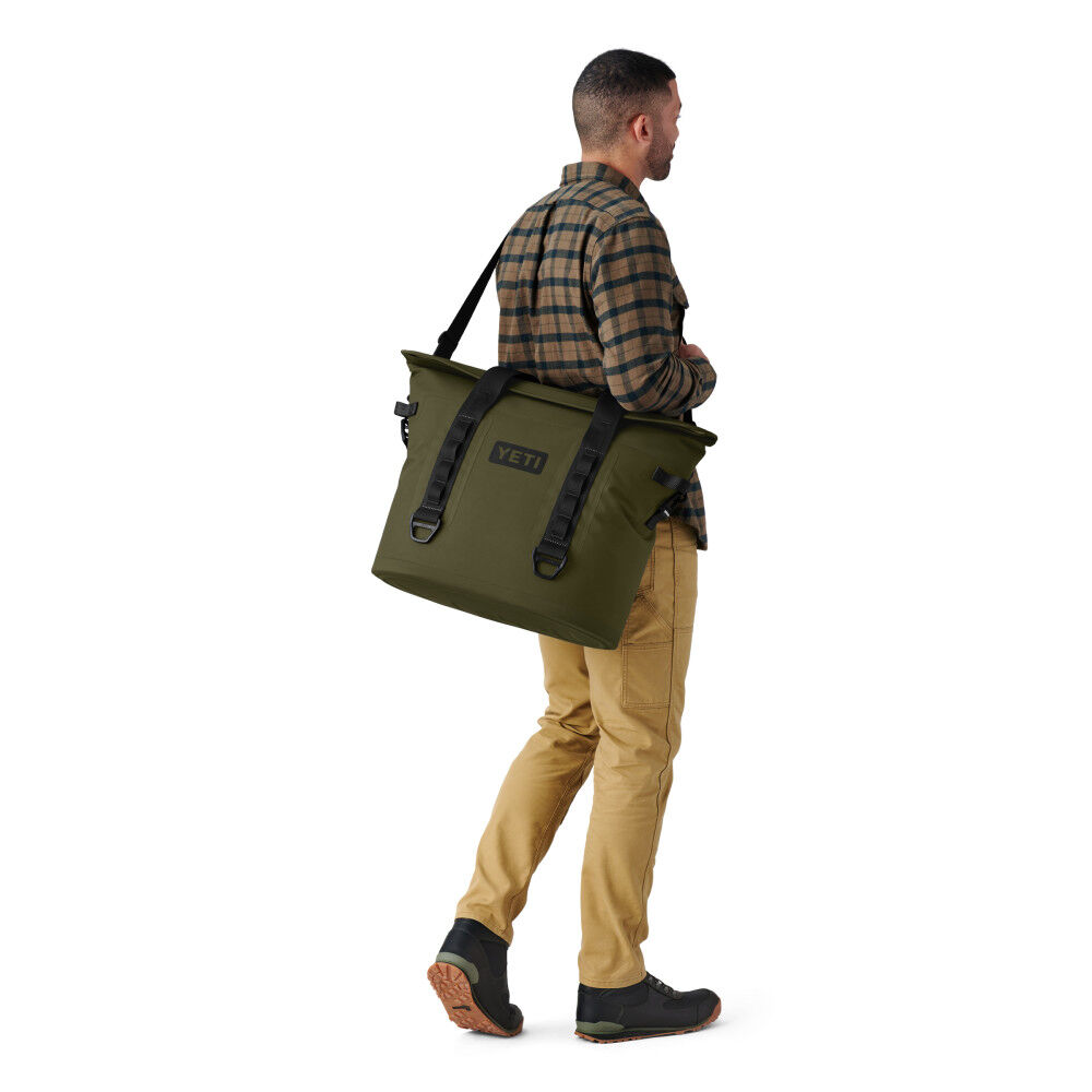 YETI Hopper M30 Soft Tote Cooler Olive/Black, large image number 12