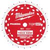 Milwaukee 7-1/4 Inch 24T Thick Kerf Framing Circular Saw Blade, small image number 1