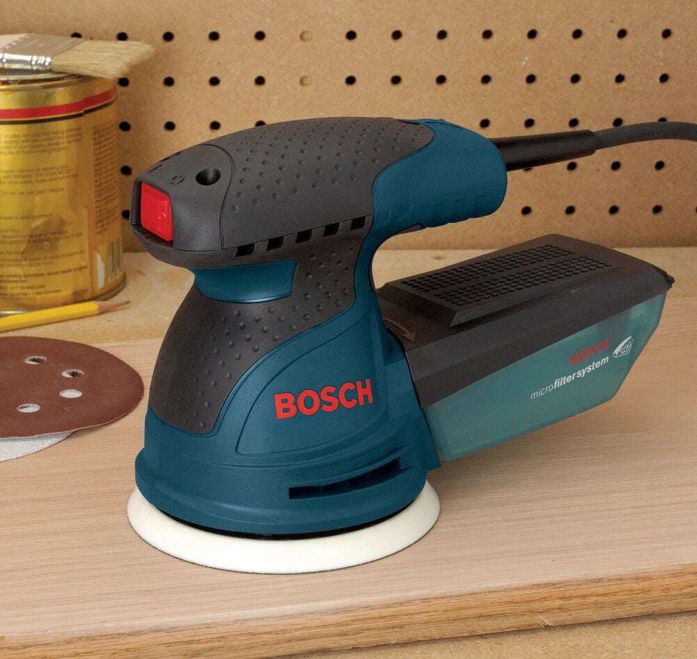 Bosch 5 Inch Single-Speed Palm Random Orbit Sander/Polisher, large image number 6