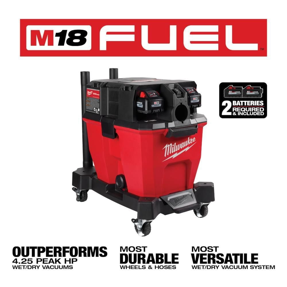 Milwaukee M18 FUEL Vacuum Kit 9 Gallon 36V Wet/Dry, large image number 3