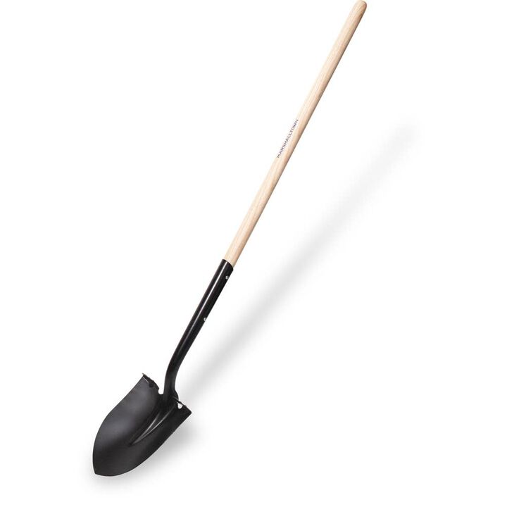 Marshalltown PROSCAPE 12-Gauge Round Point Shovel with Wood Handle