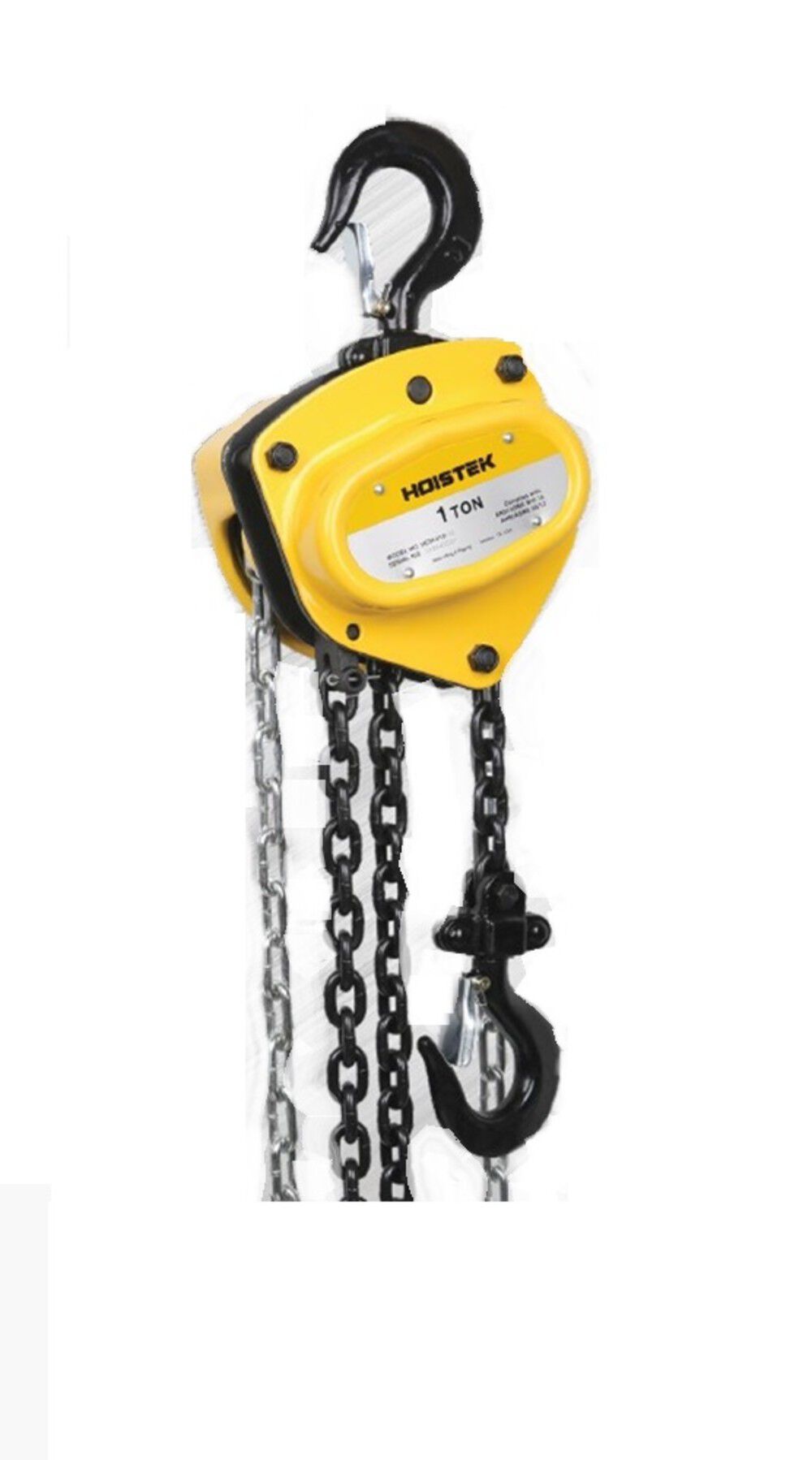 Atlas Lifting and Rigging Hoistek 2 Ton Chain Hoist, 20 Ft – HCH-020-20