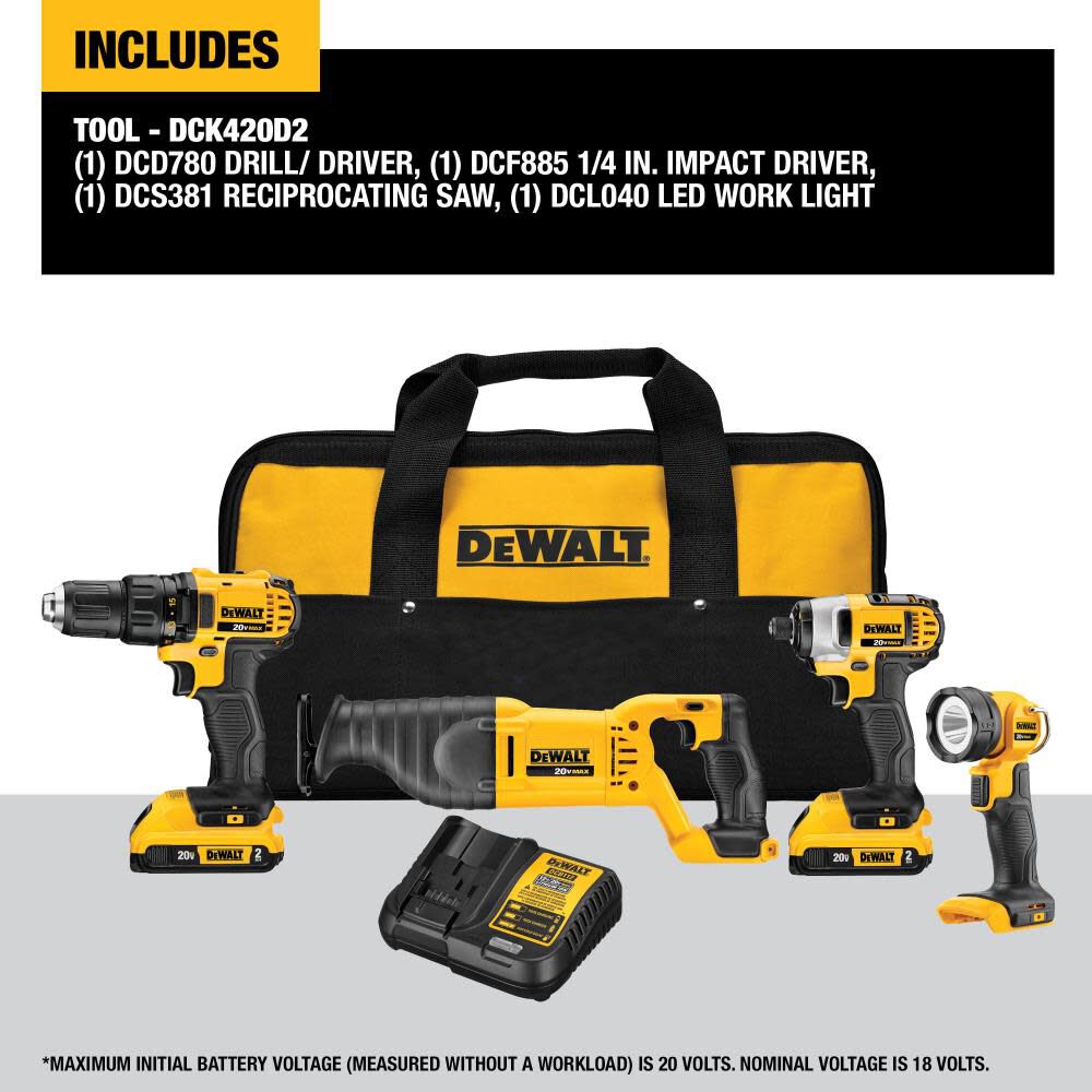 Dewalt dcd780 combo sale set