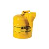 Justrite 5 Gal Steel Safety Yellow Diesel Fuel Can Type I with Funnel, small image number 2