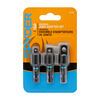 Spyder 3 Inch Swivel Joint Socket Adapter Set, 1/4, 3/8, and 1/2 Inch, 3 Pieces, small image number 5
