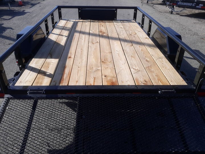 Diamond C PSA135L10X77 10 Ft. Premium Single Axle Open Utility Trailer, large image number 8