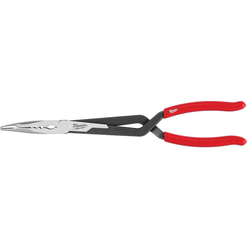 Milwaukee 13inch Long Reach Pliers 45 Nose, large image number 1