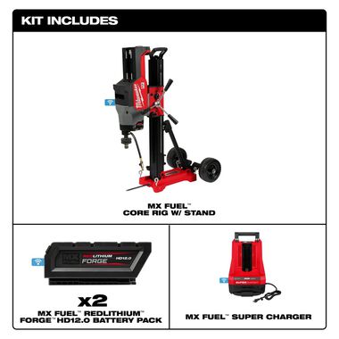 Milwaukee MX FUEL Core Rig with Stand Kit, large image number 1