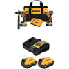DEWALT 20V MAX Drill & Driver Combo Kit & 5Ah Starter Kit Bundle, small image number 1