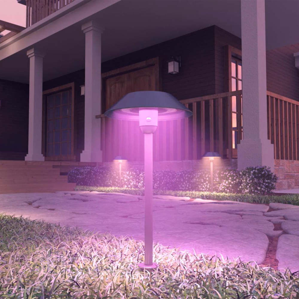 Feit Electric 12 Inch 0.4W 40 Lumens Landscape Solar Pathway Light Nickel, large image number 13