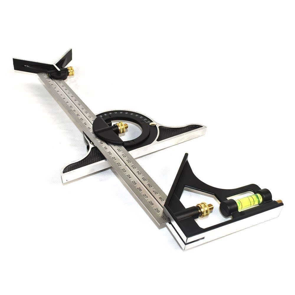 Big Horn 12 Inch Combination Square Set with Protractor, large image number 3