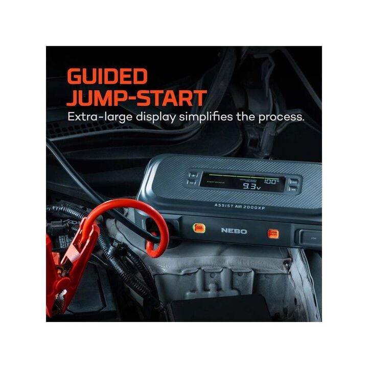Nebo Assist Air 2000XP Jump Starter with Air Compressor, large image number 2