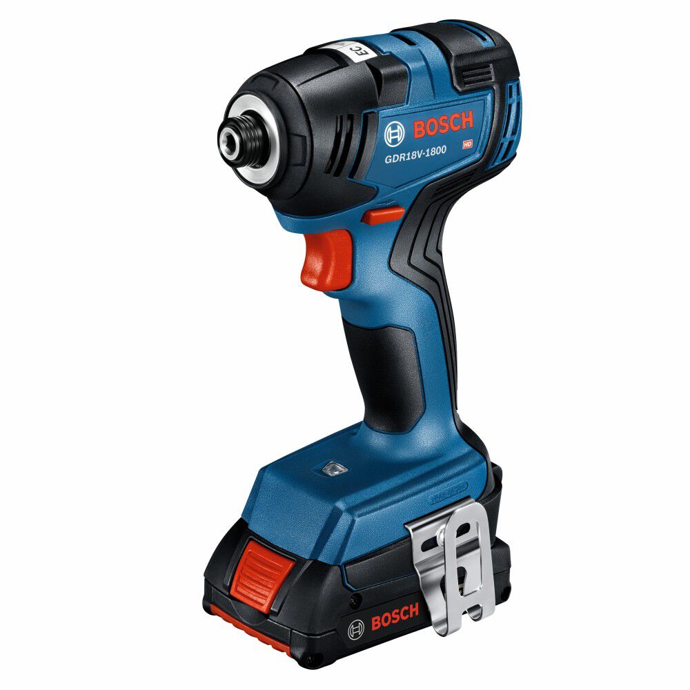 Bosch 18V 2 Tool Combo Kit with Impact Driver GDR18V-1800 Drill/Driver GSR18V-400 with 2 2Ah Batteries, large image number 7