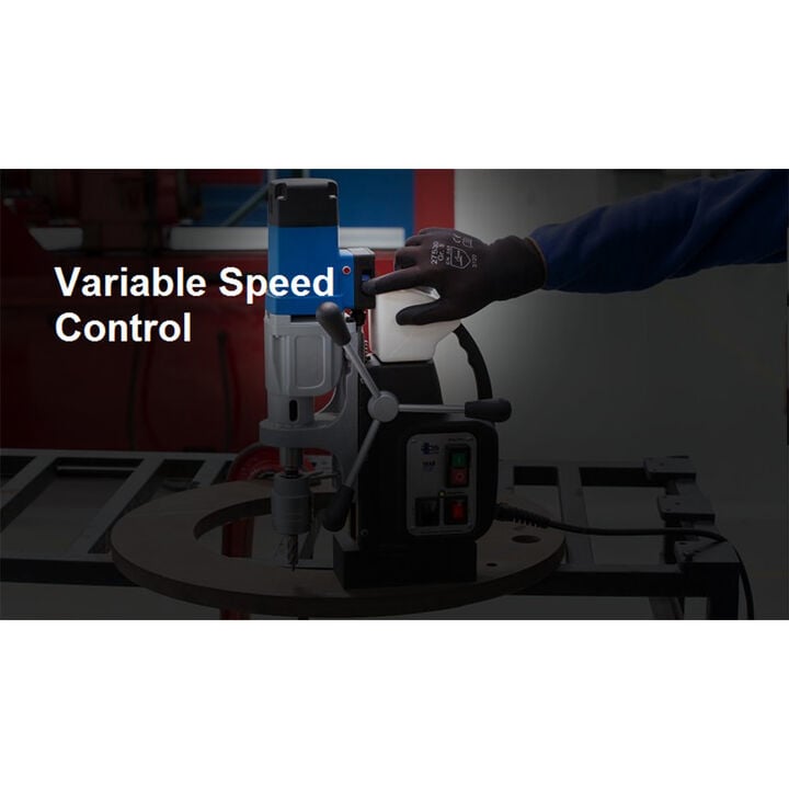CS Unitec 2 Inch Adjustable Base 2-Speed Magnetic Drill, large image number 4