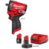 Milwaukee Stubby 3/8 In. Impact Wrench, 4 & 2Ah Battery Starter Kit Bundle, small image number 5