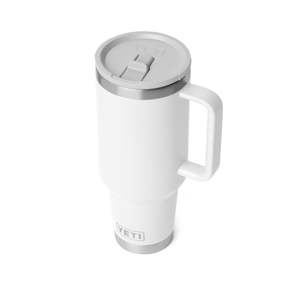 YETI Rambler 40 Oz Travel Straw Mug, White, large image number 4