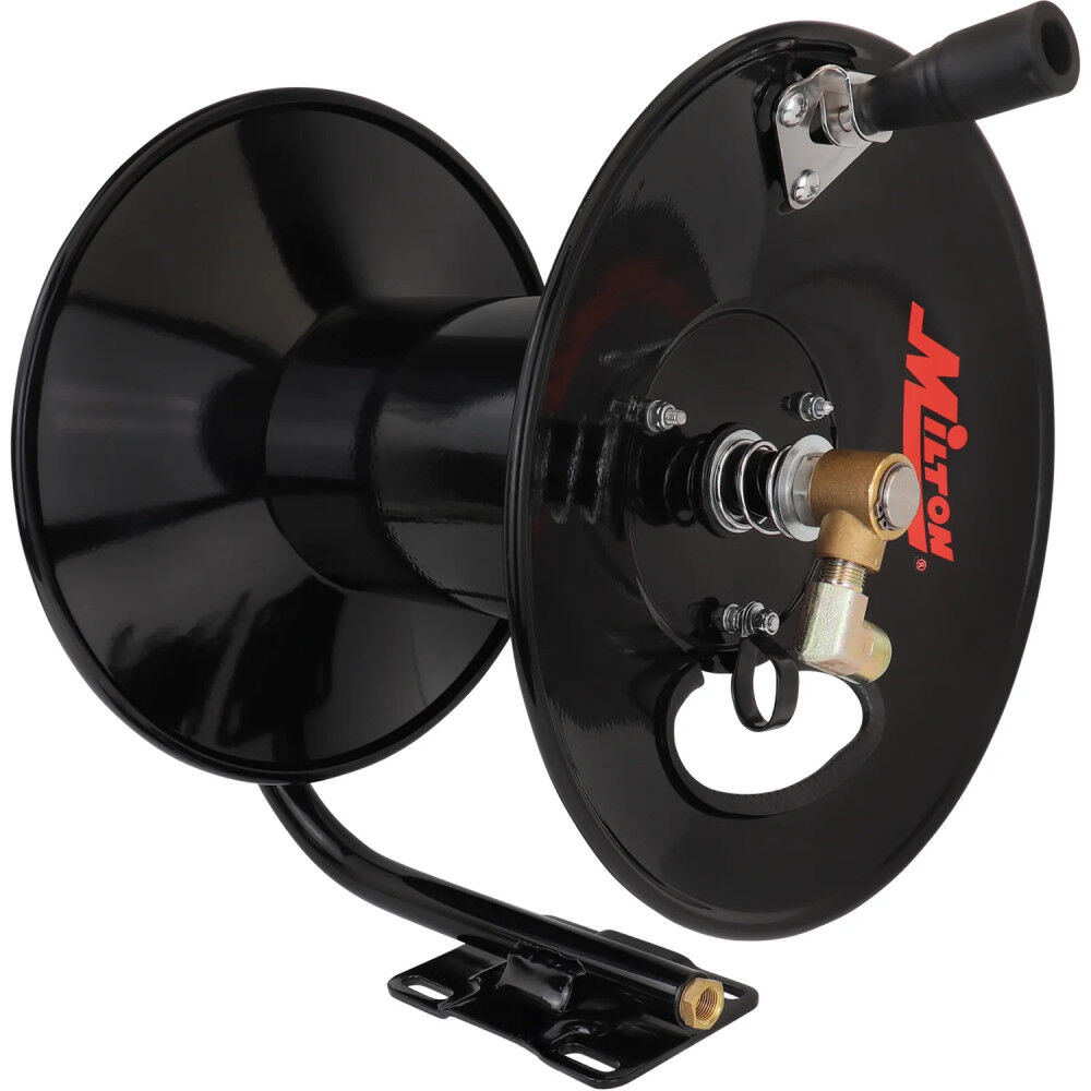 Milton 200 Ft Empty Manual Reel for Pressure Washing, large image number 1