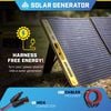 Champion Power Equipment 120-Watt Portable Foldable Solar Panels with Extension Cable and Kickstand, small