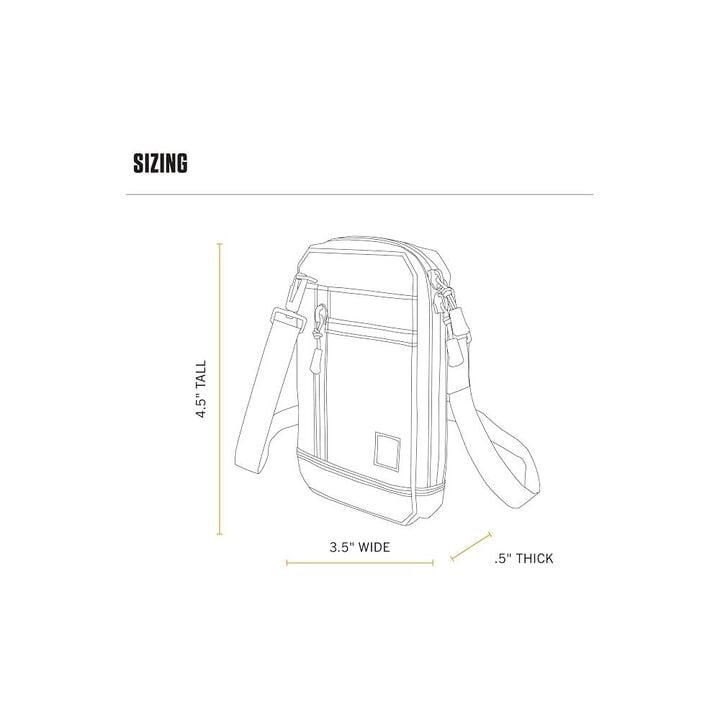 Carhartt Brown 700D Nylon Duck Crossbody Wallet, large image number 2