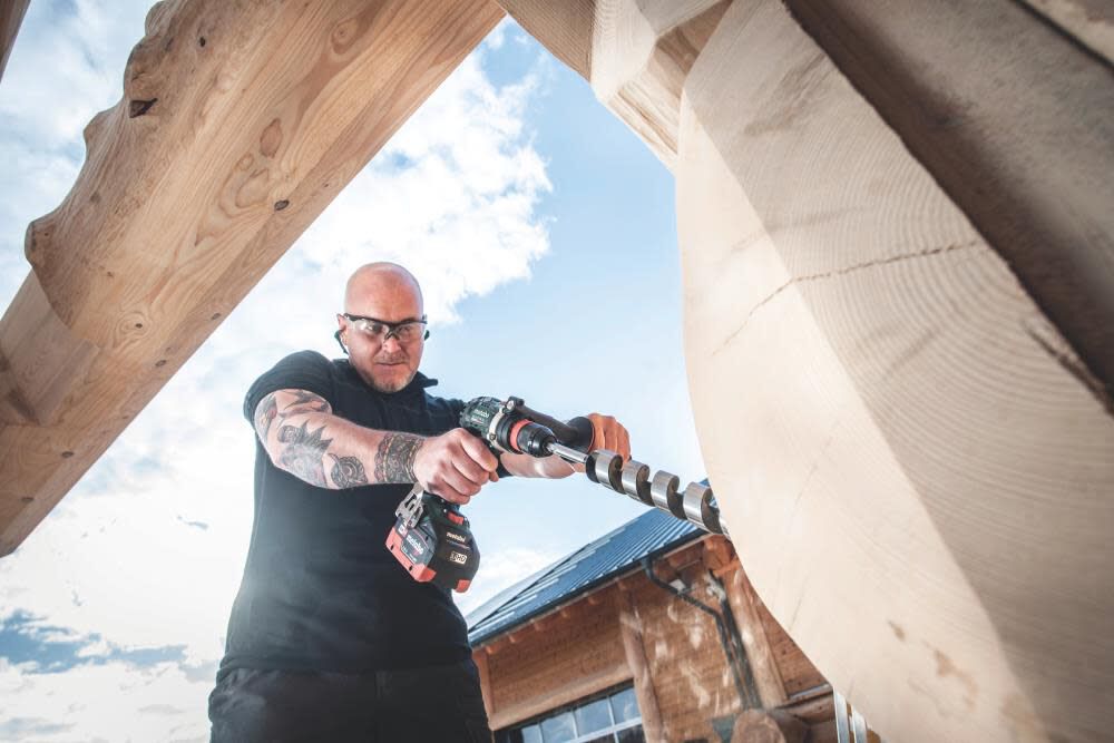 Metabo SB18LTXBL18V Cordless1/2in Hammer Drill Kit, large image number 4