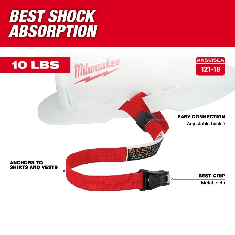 Milwaukee Hard Hat Lanyard, large image number 2
