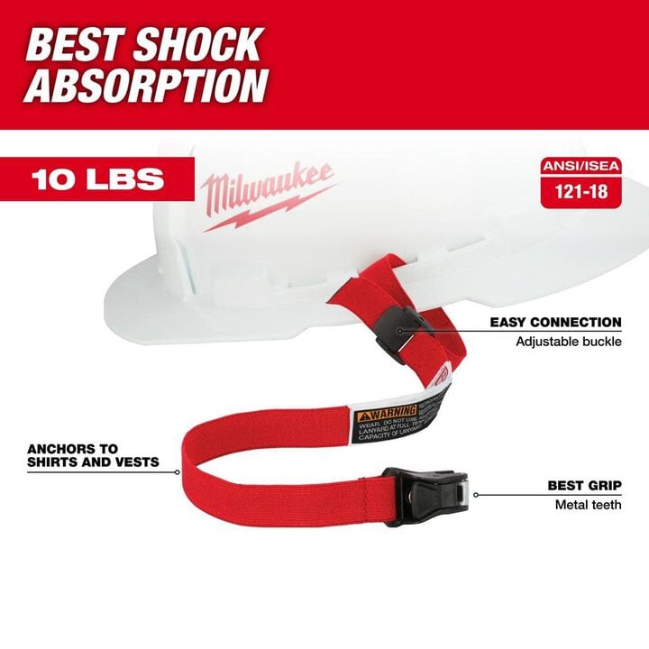 Milwaukee Hard Hat Lanyard, large image number 1