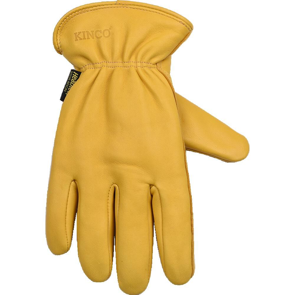 Kinco Mens Driver Gloves Gold Medium, large image number 4