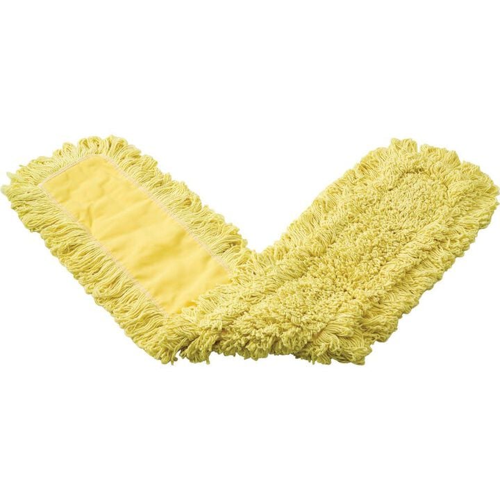 Rubbermaid Trapper 48in Yellow Looped-End Balanced Blend Dust Mop