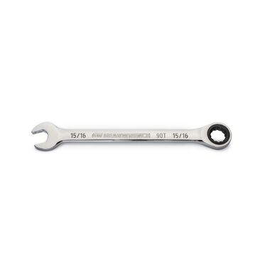 GEARWRENCH 15/16in 90T 12 Point Ratcheting Combination Wrench, large image number 0