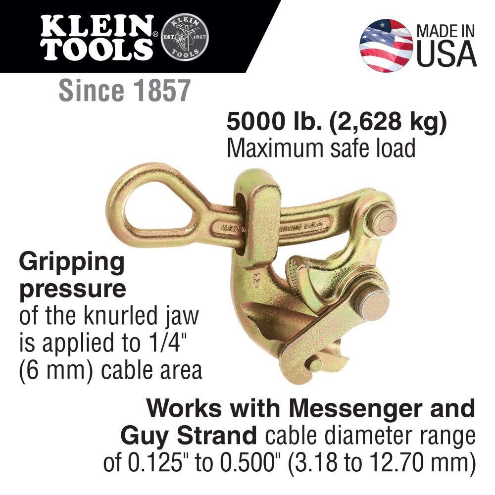 Klein Tools Cable Grip 0.5in Capacity, large image number 2