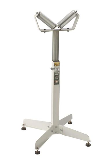Heavy Duty 26.5 in. x 43.5 in. Adjustable V-Roller Pipe Stand Heavy Duty 26.5 in. x 43.5 in. Adjustable V-Roller Pipe Stand